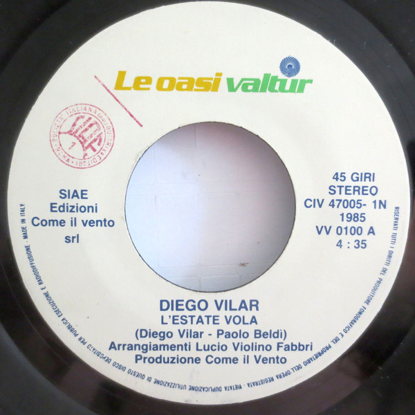 Diego Vilar - L'Estate Vola... | Le Oasi Valtur (VV 0100) - 3 Diego Vilar - L'Estate Vola... | Le Oasi Valtur (VV 0100) - 3