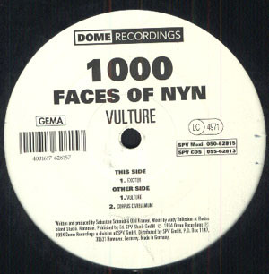 1000 Faces Of Nyn - Vulture | Dome Recordings (SPV Maxi 050-62815)