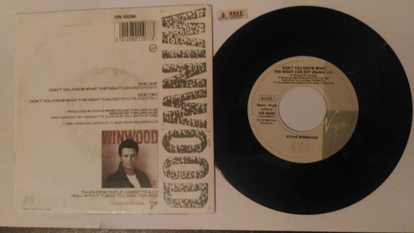 Steve Winwood - Don't You Know What The Night Can Do? | Virgin (VIN 45286) - 2 Steve Winwood - Don't You Know What The Night Can Do? | Virgin (VIN 45286) - 2