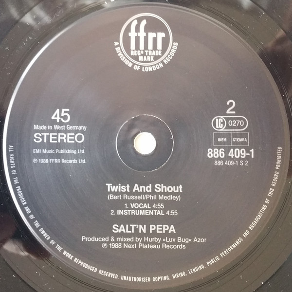 Salt 'N' Pepa - Get Up Everybody / Twist And Shout | Metronome (886 409-1) - 2 Salt 'N' Pepa - Get Up Everybody / Twist And Shout | Metronome (886 409-1) - 2