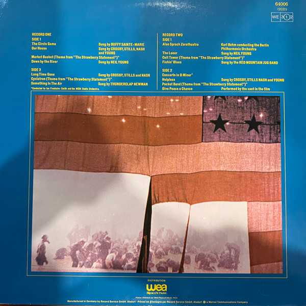 Various - The Strawberry Statement (Music From The Original Sound Track) | Reprise Records (64006 (2031)) - 2