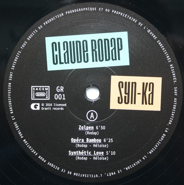 Claude Rodap - Fregate Orchestra - Syn-Ka | Granit Records (GR 001) - 3