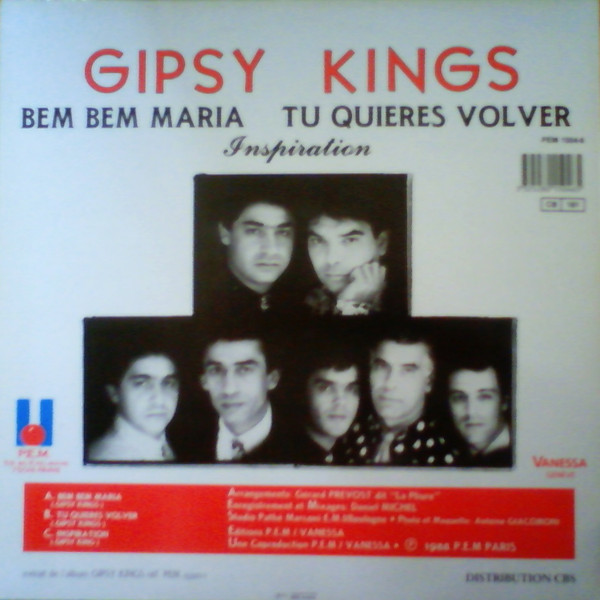 Gipsy Kings - Bem Bem Maria | P.E.M. (PEM 1504-6) - 2