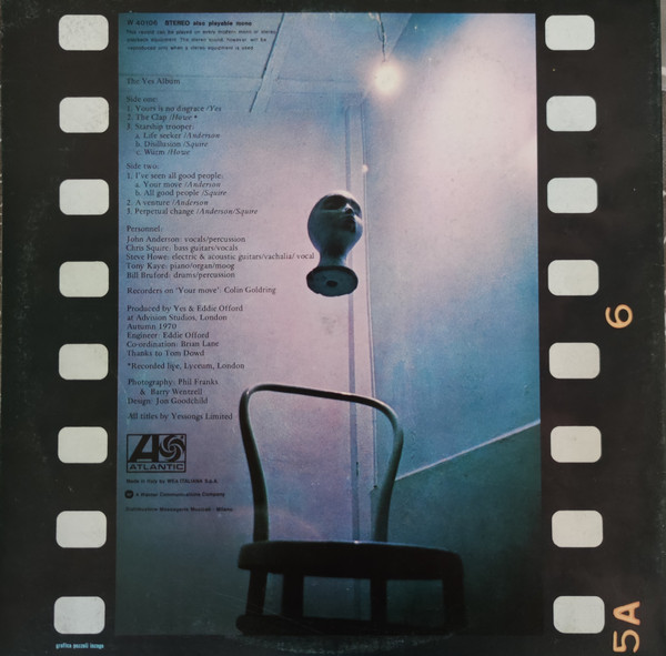 Yes - The Yes Album | Atlantic (W 40106) - 4 Yes - The Yes Album | Atlantic (W 40106) - 4