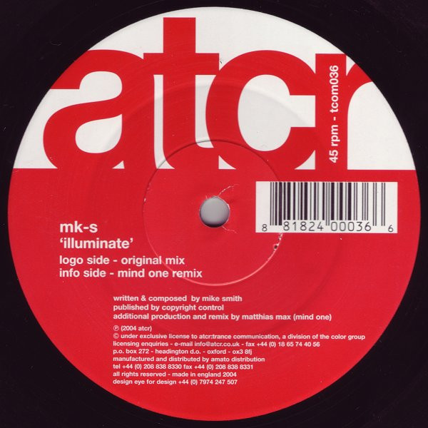 MK-S - Illuminate | A Trance Communication Release (ATCR) (tcom036) - 2 MK-S - Illuminate | A Trance Communication Release (ATCR) (tcom036) - 2