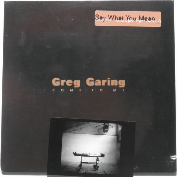 Greg Garing - Come To Me | Paladin Records (9 43868-0) - 3