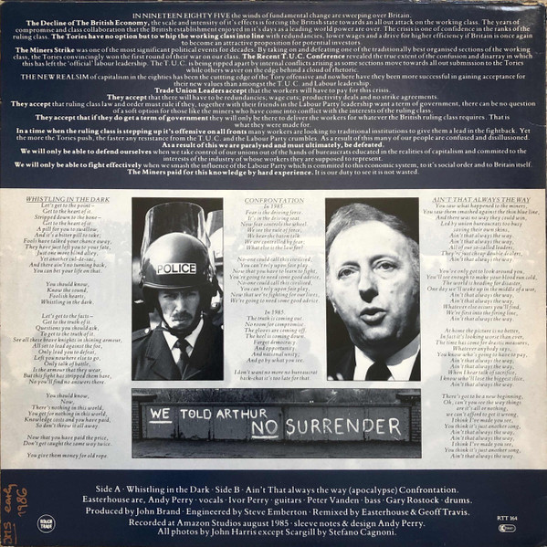 Easterhouse - Whistling In The Dark | Rough Trade (RTT 164) - 2 Easterhouse - Whistling In The Dark | Rough Trade (RTT 164) - 2
