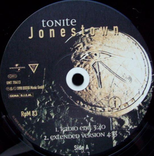 Jonestown feat. Twisted - Tonite | Booya Records (UMT 70413) - 3 Jonestown feat. Twisted - Tonite | Booya Records (UMT 70413) - 3