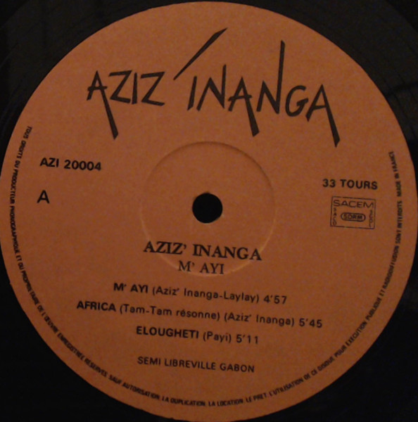 Aziz' Inanga - M' Ayi | Not On Label (AZI 20004) - 3