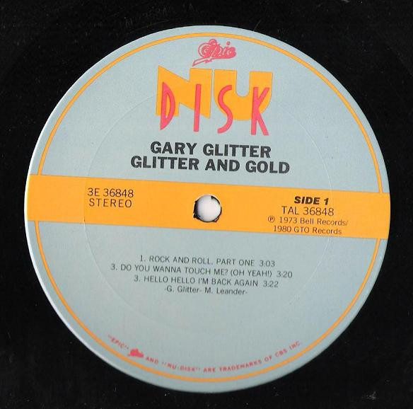 Gary Glitter - Glitter And Gold | Epic (3E 36848) - 3 Gary Glitter - Glitter And Gold | Epic (3E 36848) - 3
