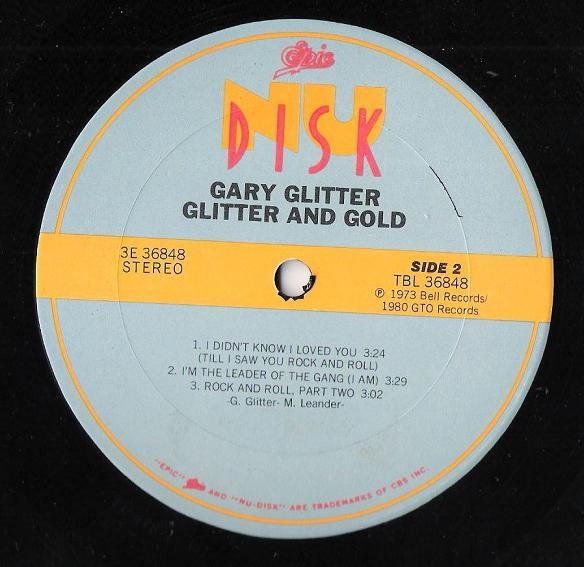 Gary Glitter - Glitter And Gold | Epic (3E 36848) - 4 Gary Glitter - Glitter And Gold | Epic (3E 36848) - 4
