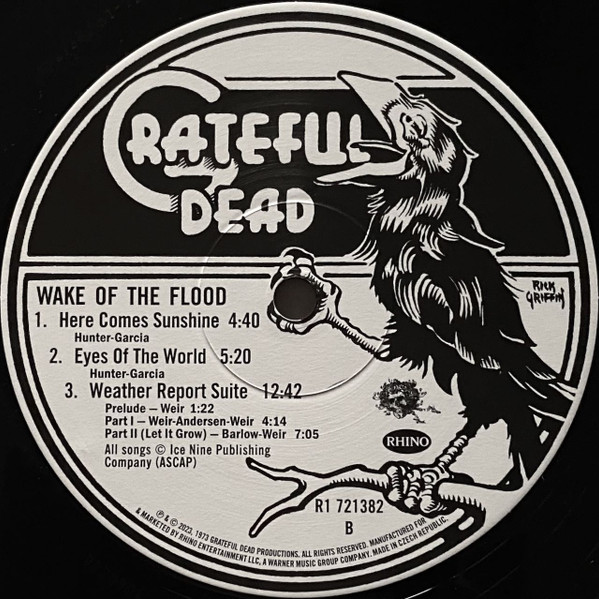 The Grateful Dead - Wake Of The Flood | Rhino Records (R1 721382) - 4 The Grateful Dead - Wake Of The Flood | Rhino Records (R1 721382) - 4