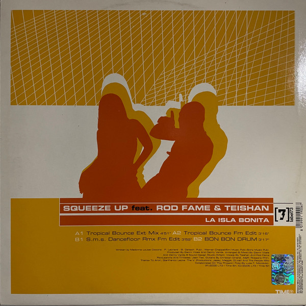 Squeeze Up Feat. Rod Fame & Teishan - La Isla Bonita | Label 73 (L73-5) - 2 Squeeze Up Feat. Rod Fame & Teishan - La Isla Bonita | Label 73 (L73-5) - 2