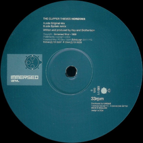 The Clipper Thieves - Horizons | Immersed Vinyl (IMV 001) - main