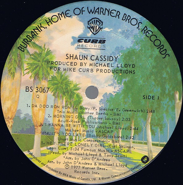 Shaun Cassidy - Shaun Cassidy | Warner Bros. Records (BS 3067) - 3 Shaun Cassidy - Shaun Cassidy | Warner Bros. Records (BS 3067) - 3