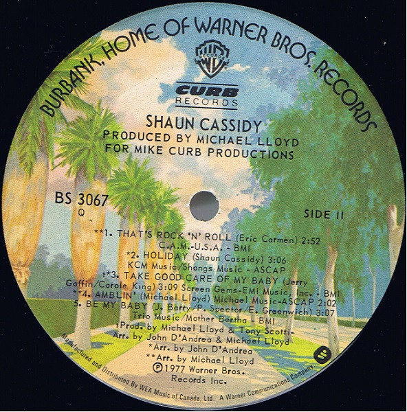 Shaun Cassidy - Shaun Cassidy | Warner Bros. Records (BS 3067) - 4 Shaun Cassidy - Shaun Cassidy | Warner Bros. Records (BS 3067) - 4
