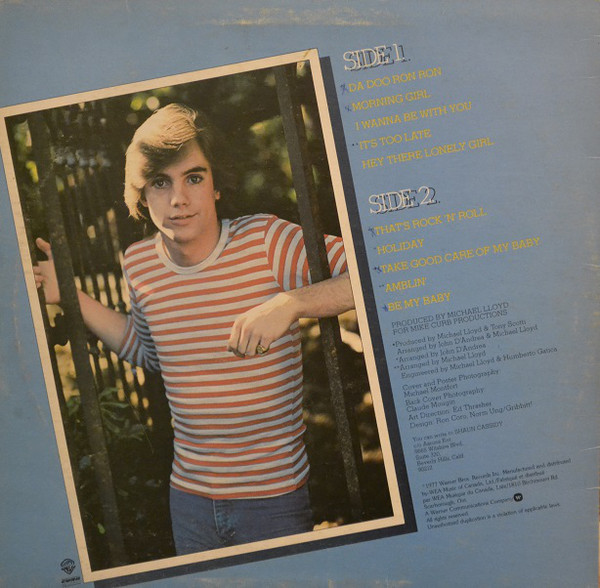 Shaun Cassidy - Shaun Cassidy | Warner Bros. Records (BS 3067) - 2 Shaun Cassidy - Shaun Cassidy | Warner Bros. Records (BS 3067) - 2