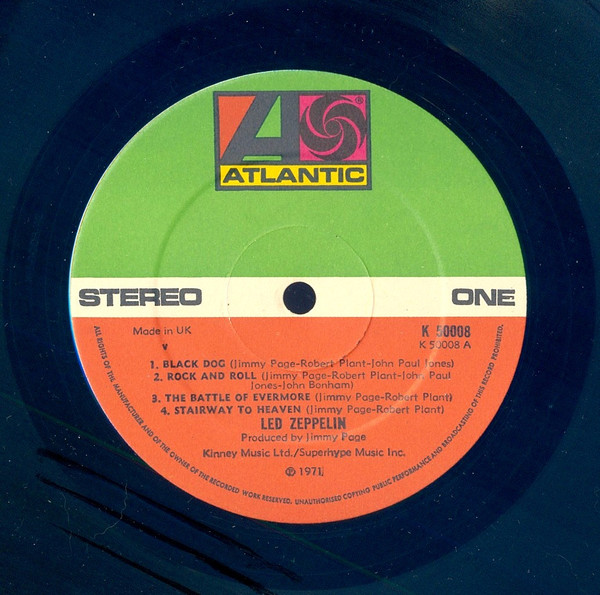 Led Zeppelin - Untitled | Atlantic (K 50008) - 3 Led Zeppelin - Untitled | Atlantic (K 50008) - 3