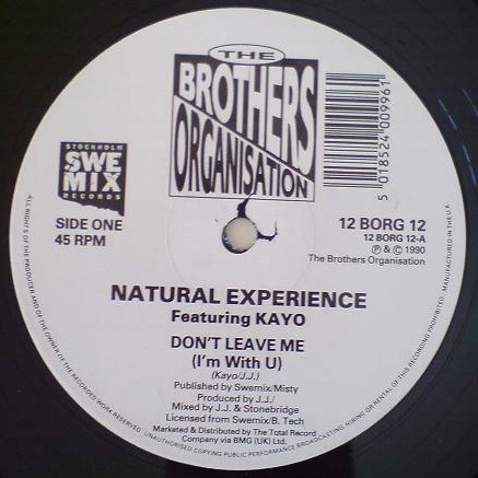 Natural Experience Featuring Kayo / Quaker State - Going Back To Basics! Volume 1 | The Brothers Organisation (12 BORG 12) - 3 Natural Experience Featuring Kayo / Quaker State - Going Back To Basics! Volume 1 | The Brothers Organisation (12 BORG 12) - 3