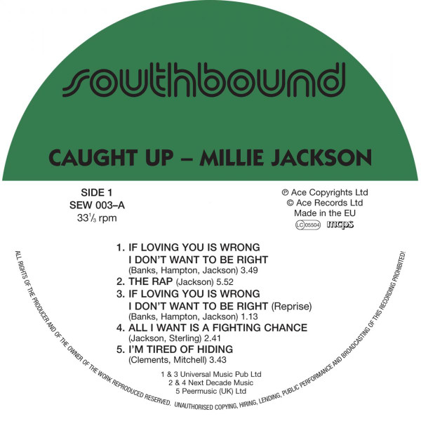 Millie Jackson - Caught Up | Southbound (SEW 003) - 3 Millie Jackson - Caught Up | Southbound (SEW 003) - 3
