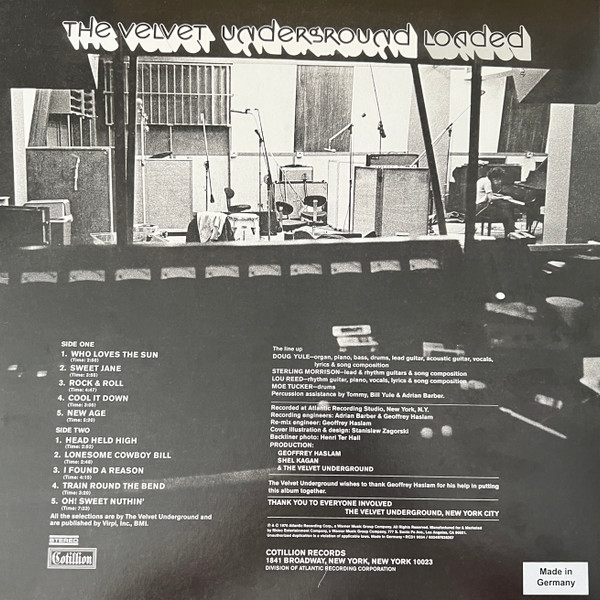 The Velvet Underground - Loaded | Rhino Records (RCD1 9034) - 2 The Velvet Underground - Loaded | Rhino Records (RCD1 9034) - 2