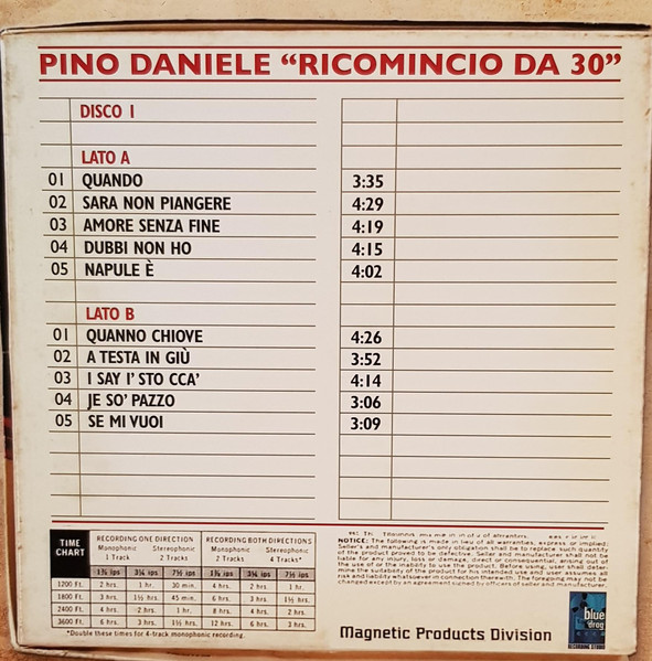 Pino Daniele - Ricomincio Da 30 | De Agostini Publishing Italia S.p.A. (9772611729212) - 4 Pino Daniele - Ricomincio Da 30 | De Agostini Publishing Italia S.p.A. (9772611729212) - 4