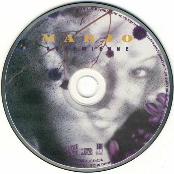 Marjo - Bohémienne [CD] | Disques Musi-Art (MACD 5809) - 2