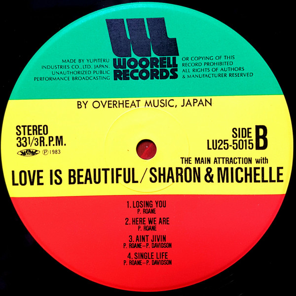 Main Attraction With Sharon & Michelle - Love Is Beautiful | Woorell Records (LU25-5015) - 4