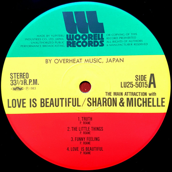 Main Attraction With Sharon & Michelle - Love Is Beautiful | Woorell Records (LU25-5015) - 3