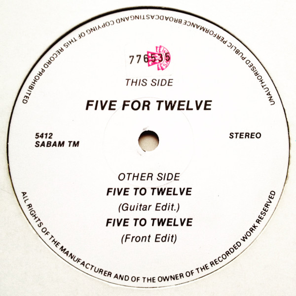 Okey Club - Five For Twelve | Not On Label (5412) - 2