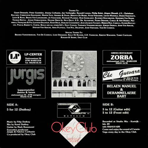 Okey Club - Five For Twelve | Not On Label (5412) - 4