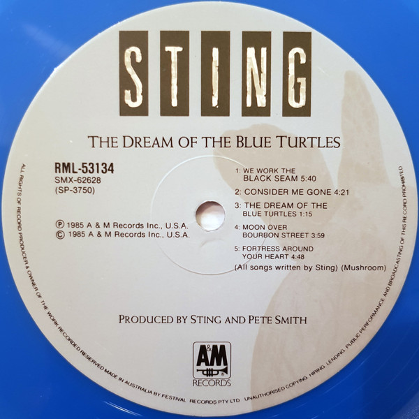 Sting - The Dream Of The Blue Turtles | A&M Records (RML 53134) - 4