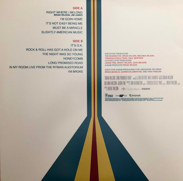 Brian Wilson - Long Promised Road (Original Motion Picture Soundtrack) | Lakeshore Records (LKS36192) - 2