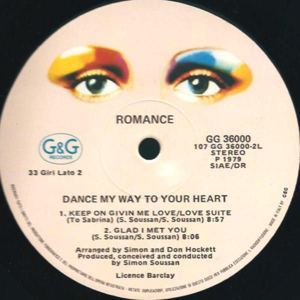 Romance - Dance My Way To Your Heart | G & G Records (GG 36000) - 4