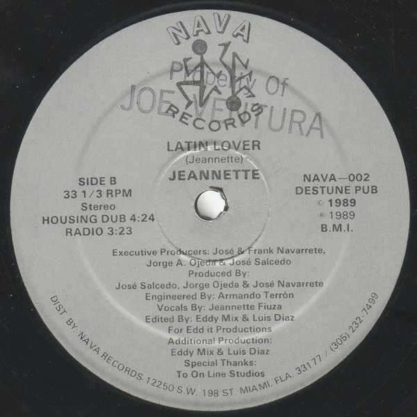 Jeannette - Latin Lover | Nava Records (NAVA-002) - 2