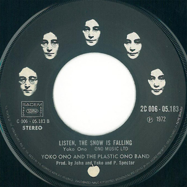 John Lennon & Yoko Ono , The Plastic Ono Band With The Harlem Community Choir - Happy Xmas (War Is Over) | Apple Records (2C 006 - 05.183) - 4 John Lennon & Yoko Ono , The Plastic Ono Band With The Harlem Community Choir - Happy Xmas (War Is Over) | Apple Records (2C 006 - 05.183) - 4