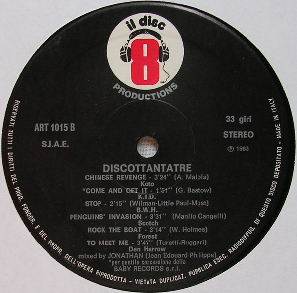 Various - Discottantatre | Il Discotto Productions (ART 1015) - 4