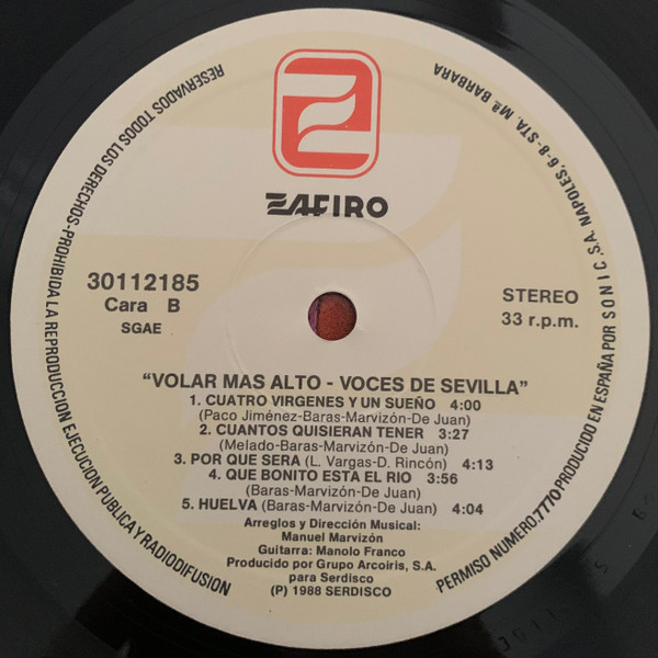 Voces de Sevilla - Volar Más Alto | Zafiro (30112185) - 4