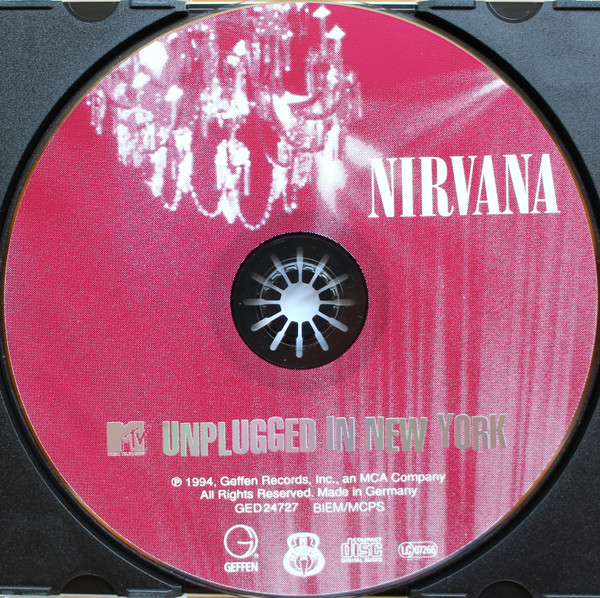 Nirvana - MTV Unplugged In New York | Geffen Records (GED 24727) - 3