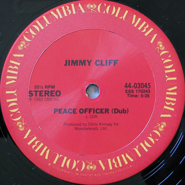 Jimmy Cliff - Peace Officer (Dub) | Columbia (44-03045)