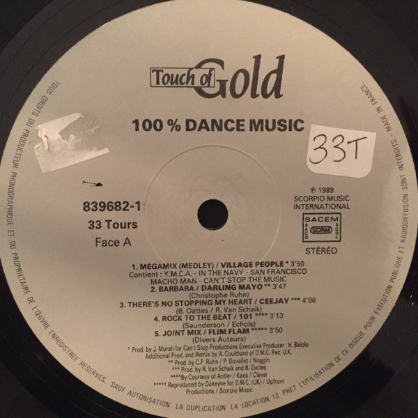 Various - 100% Dance Music | Touch Of Gold (839 682-1) - 3 Various - 100% Dance Music | Touch Of Gold (839 682-1) - 3