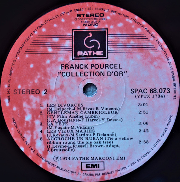 Franck Pourcel - Collection D'Or | Pathé (SPAC 68.073) - 4