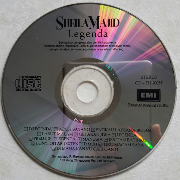 Sheila Majid - Legenda | EMI (CD-FH 30055) - 2 Sheila Majid - Legenda | EMI (CD-FH 30055) - 2
