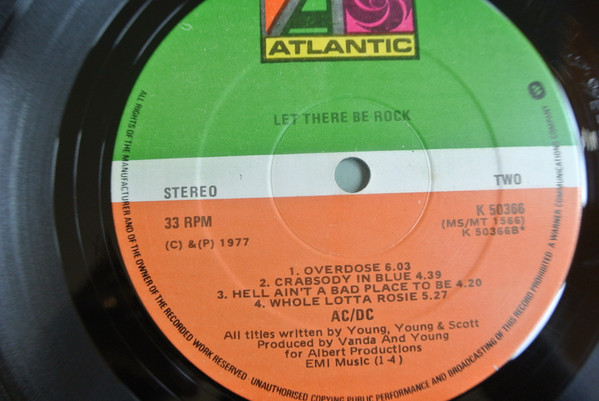 AC/DC - Let There Be Rock | Atlantic (K 50366) - 4 AC/DC - Let There Be Rock | Atlantic (K 50366) - 4