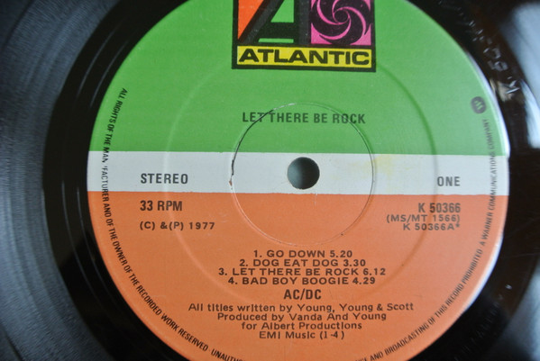 AC/DC - Let There Be Rock | Atlantic (K 50366) - 3 AC/DC - Let There Be Rock | Atlantic (K 50366) - 3