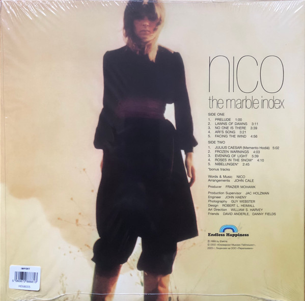 Nico - The Marble Index (Unofficial) [Vinyl] | Endless Happiness (HE68005) - 2