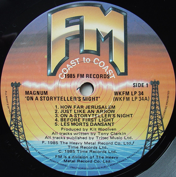 Magnum - On A Storyteller's Night | FM (WKFM LP 34) - 3 Magnum - On A Storyteller's Night | FM (WKFM LP 34) - 3