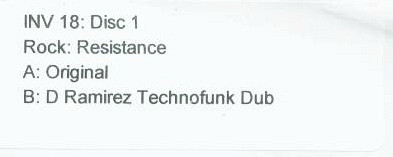 Rock - Resistance | Inversus Records (INV 18) - 2