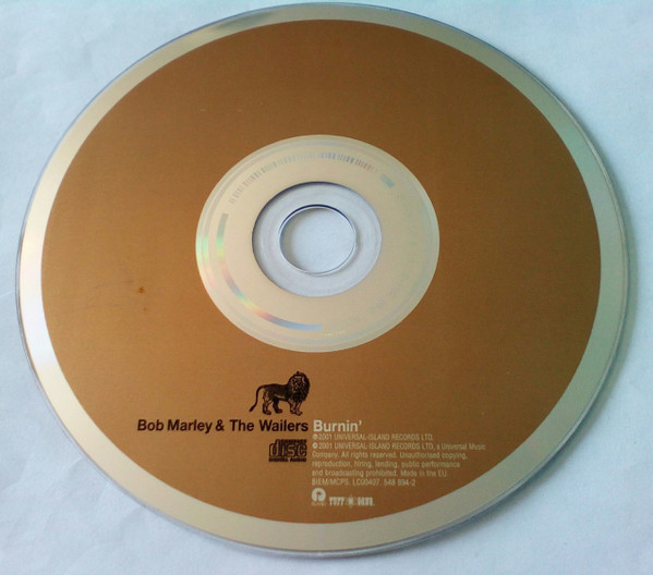 Bob Marley & The Wailers - Burnin' | Tuff Gong (548 894-2) - 4 Bob Marley & The Wailers - Burnin' | Tuff Gong (548 894-2) - 4