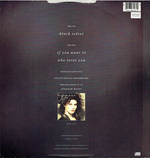 Alannah Myles - Black Velvet | Atlantic (A8742T) - 2